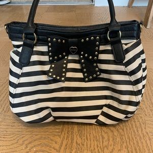 Betsey Johnson Striped Purse